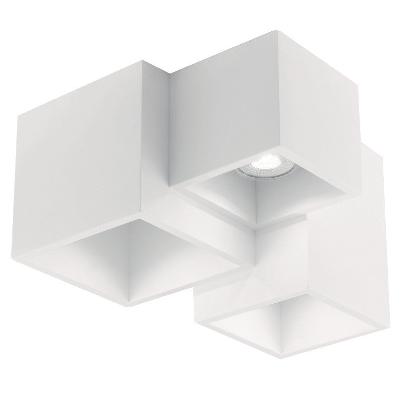 Plafoniera FOSTER 3 Luci Led(GU10) 24 cm in Gesso