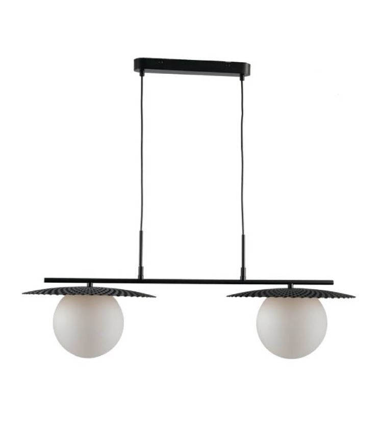 CHAPLIN Pendant Lamp 2 LED Lights (E27) 97 cm in Glass