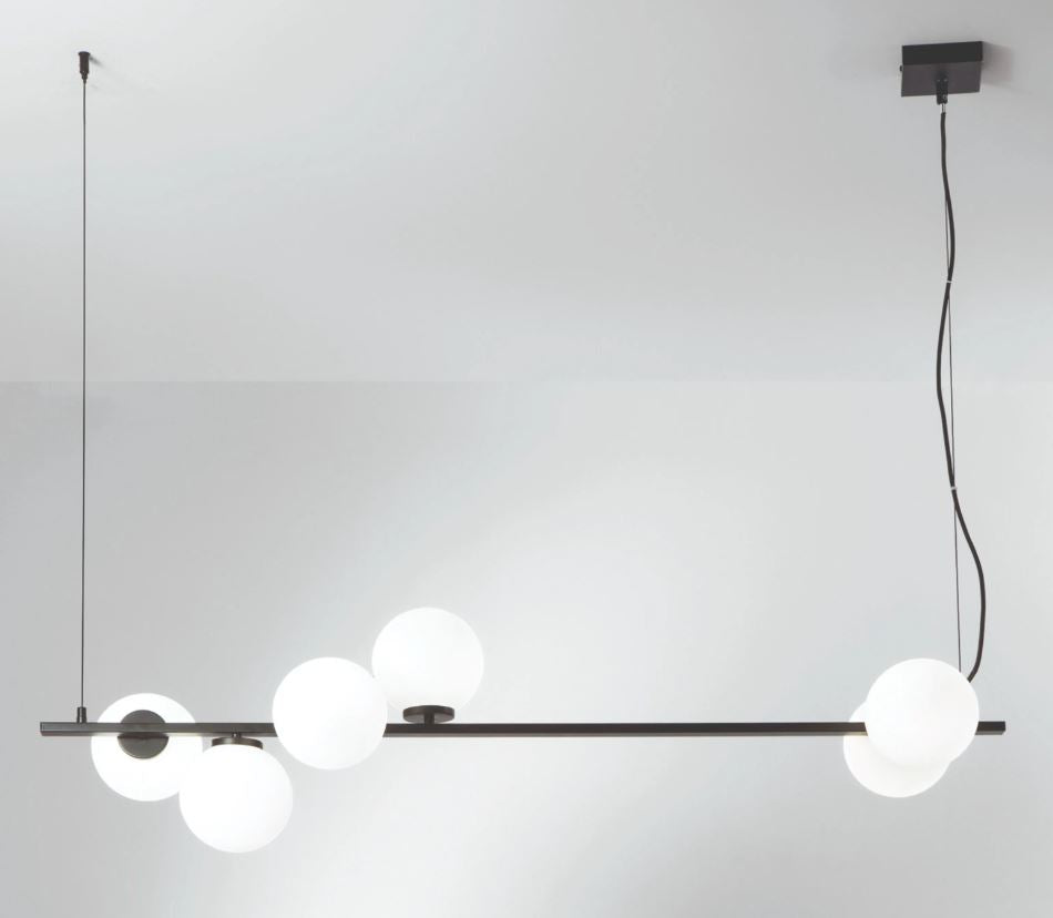 ENOIRE Chandelier 6 Led Lights (E14) 120 cm in Metal