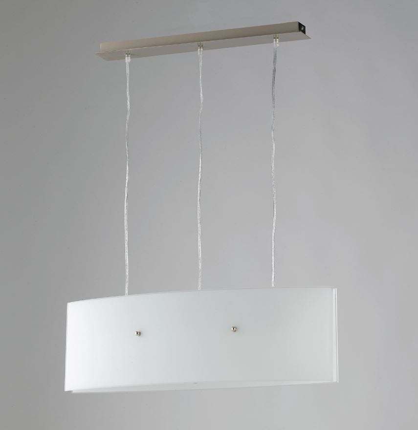 AMSTERDAM Pendant Lamp 3 LED Lights (E27) 65 cm In Glass