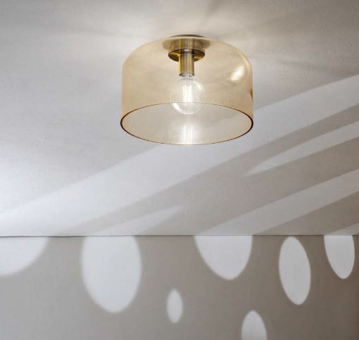 Plafoniera GIBUS E27 30 cm in Vetro