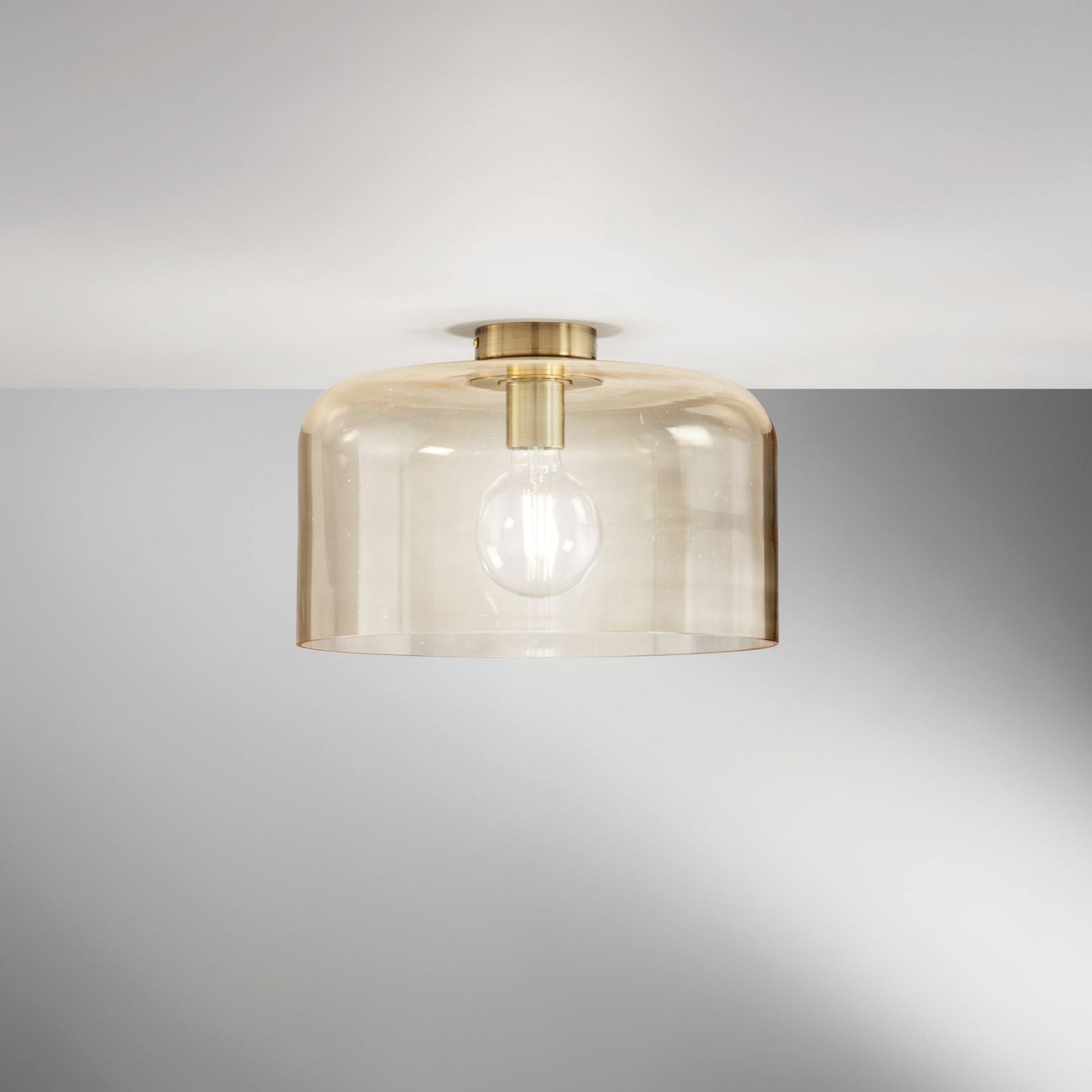 Plafoniera GIBUS E27 35 cm in Vetro