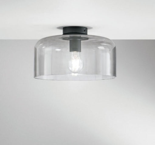 Plafoniera GIBUS E27 40 cm in Vetro