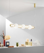 Lampadario TOTEM S7 a Sospensione 40W 163 cm In Vetro