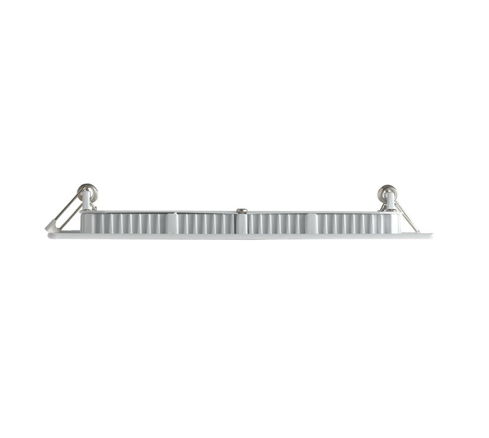 Faretto FLAP Led CCT 16,6x16,6 cm da incasso 12w bianco in alluminio
