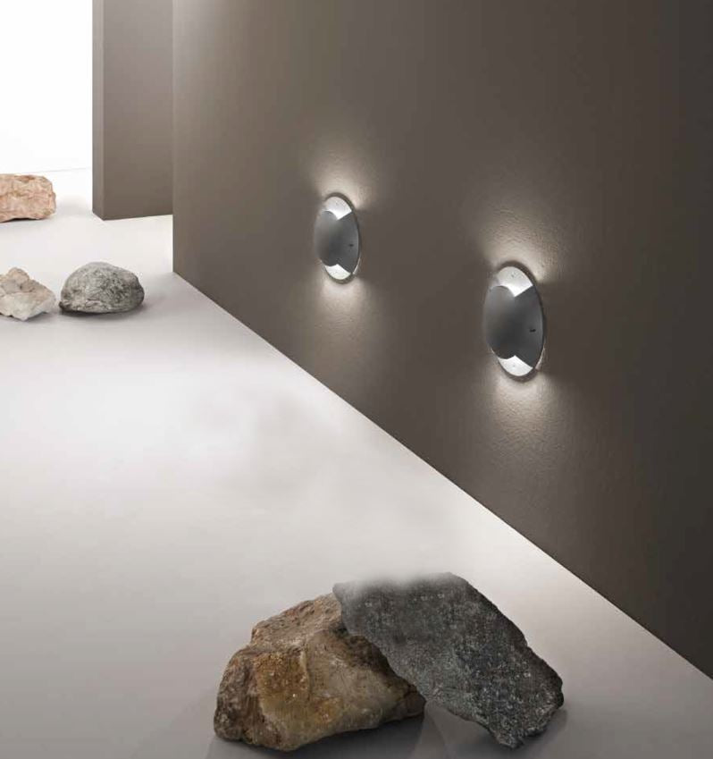 GROUND CCT 12W 21cm aluminium step light