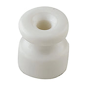 CLAY Insulators 4pcs White 1.8X2CM In Porcelain