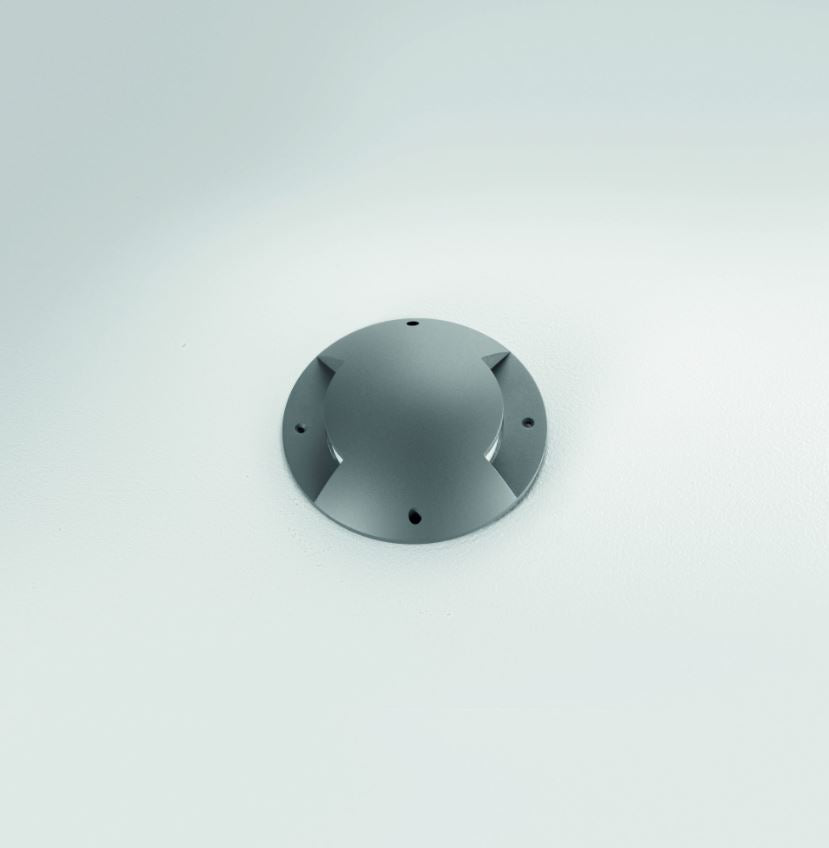 GROUND CCT 12W 21cm aluminium step light
