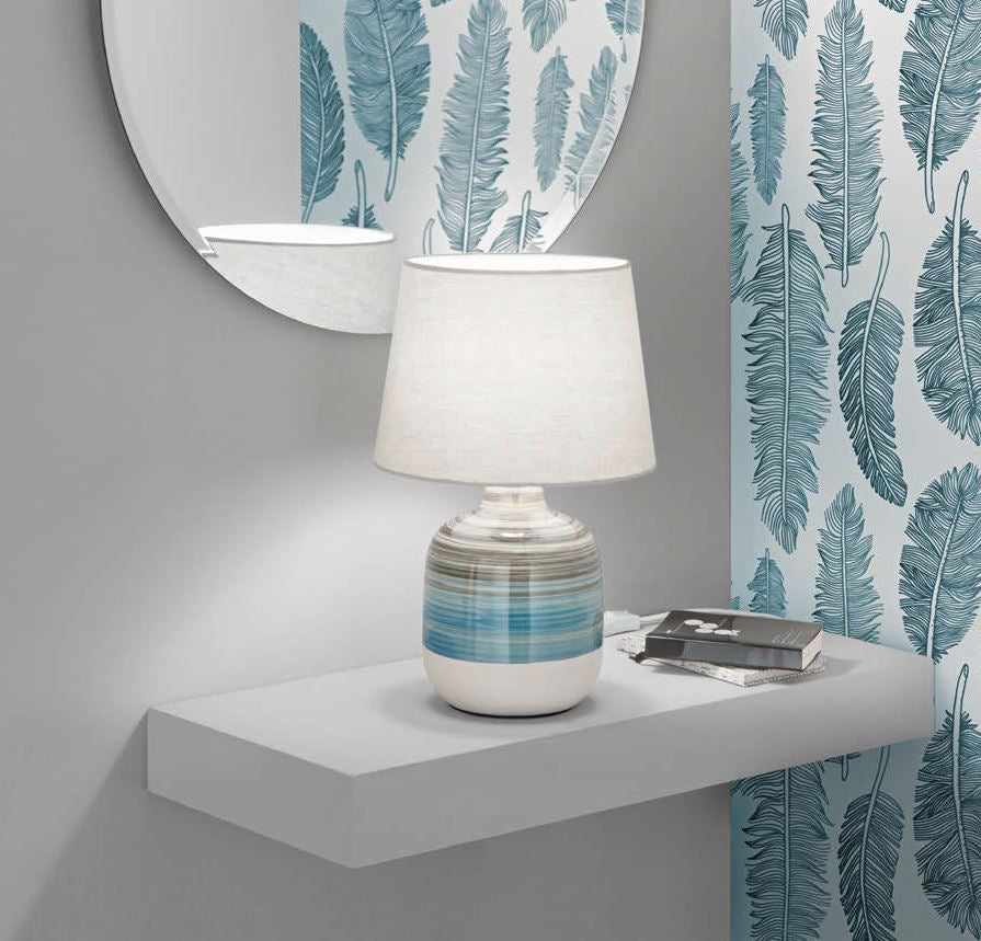 APACHE Led Table Lamp(E27) 39cm in Ceramic