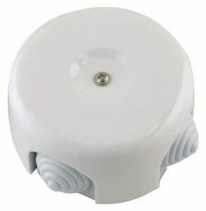 Electrical Junction Box CLAY WHITE 8X4 5CM In Porcelain