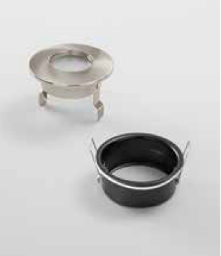 VIPER round 8.2 cm recessed spotlight in metal and satin glass diffuser