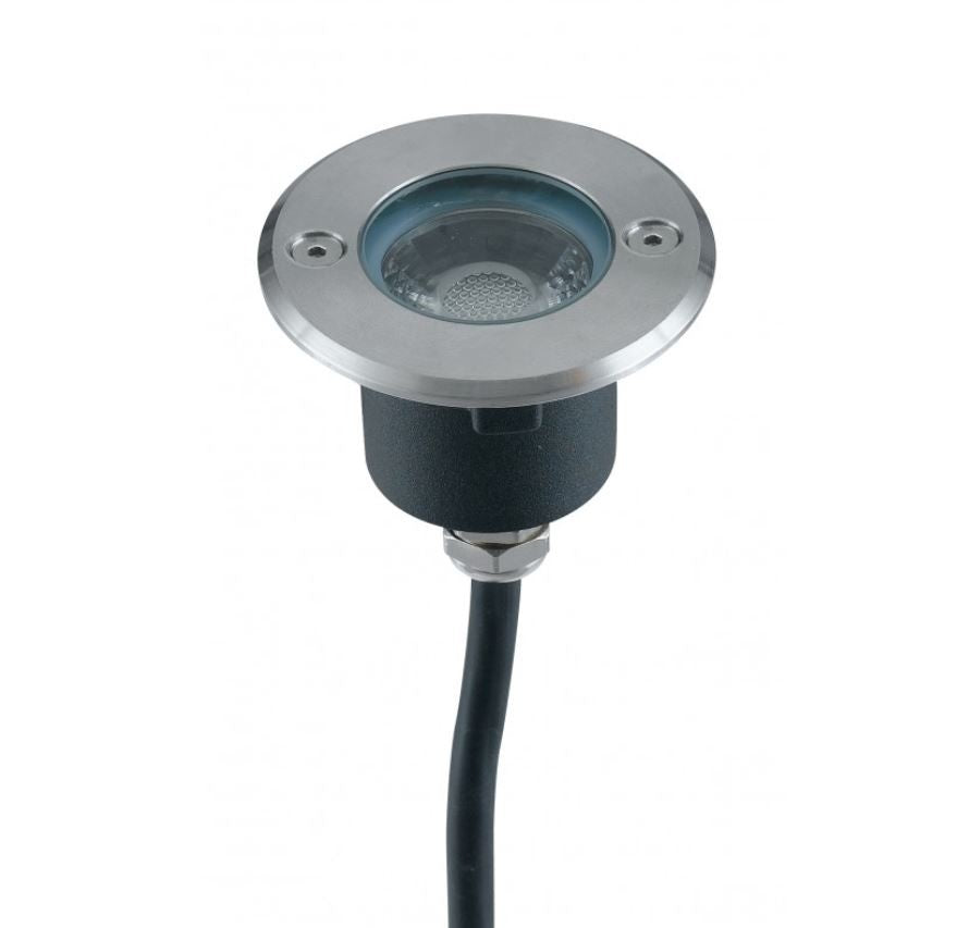 WALK Round Step Light 6.6 cm LED 3 W In Steel