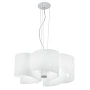 Lampadario IMAGINE 5 luci Led( E27) 120 cm In Vetro
