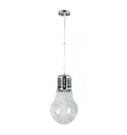 Lampadario LAMPADINA Led(E27) 15 cm in Vetro