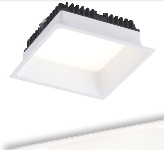 Faretto XANTO 22x22 cm Quadrato Da Incasso Led 30w in alluminio