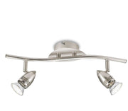 Lampada SUNNY 2 Faretti Led (GU10) 5W 37,8cm In Metallo