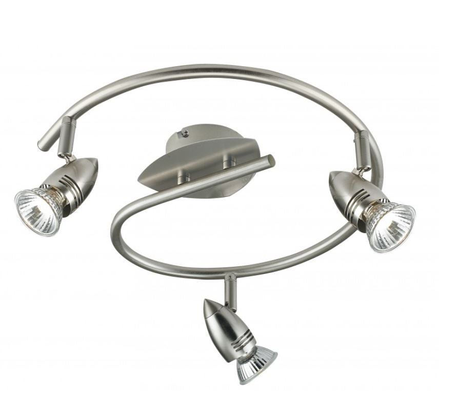 Plafoniera SUNNY 3 Faretti Led (GU10) 31,5 cm In Metallo