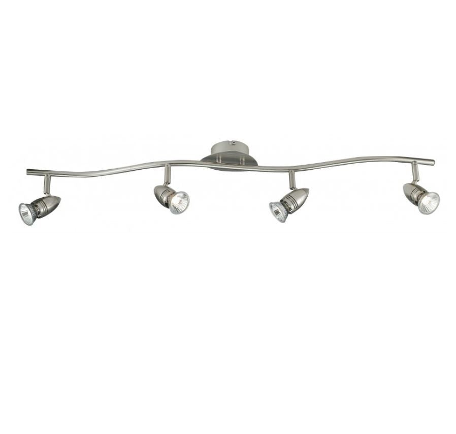 Lampada SUNNY 4 Faretti Led (GU10) 94,5 cm In Metallo