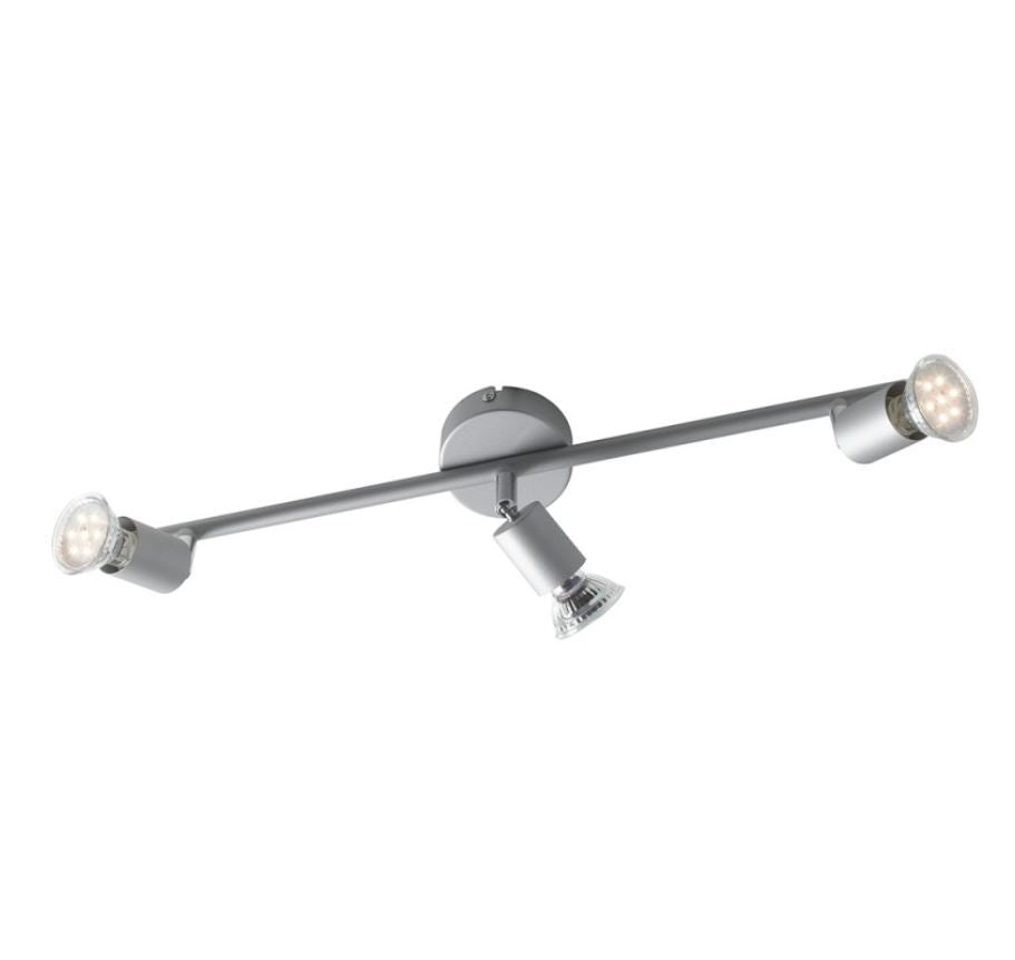 Plafoniera COOPER 3 Luci Led(GU10) 55 cm 5W in Metallo