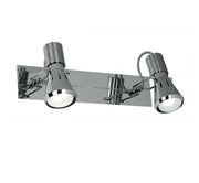 Applique CADILLAC 2 Luci Led(E14) Orientabili 32 cm in Metallo