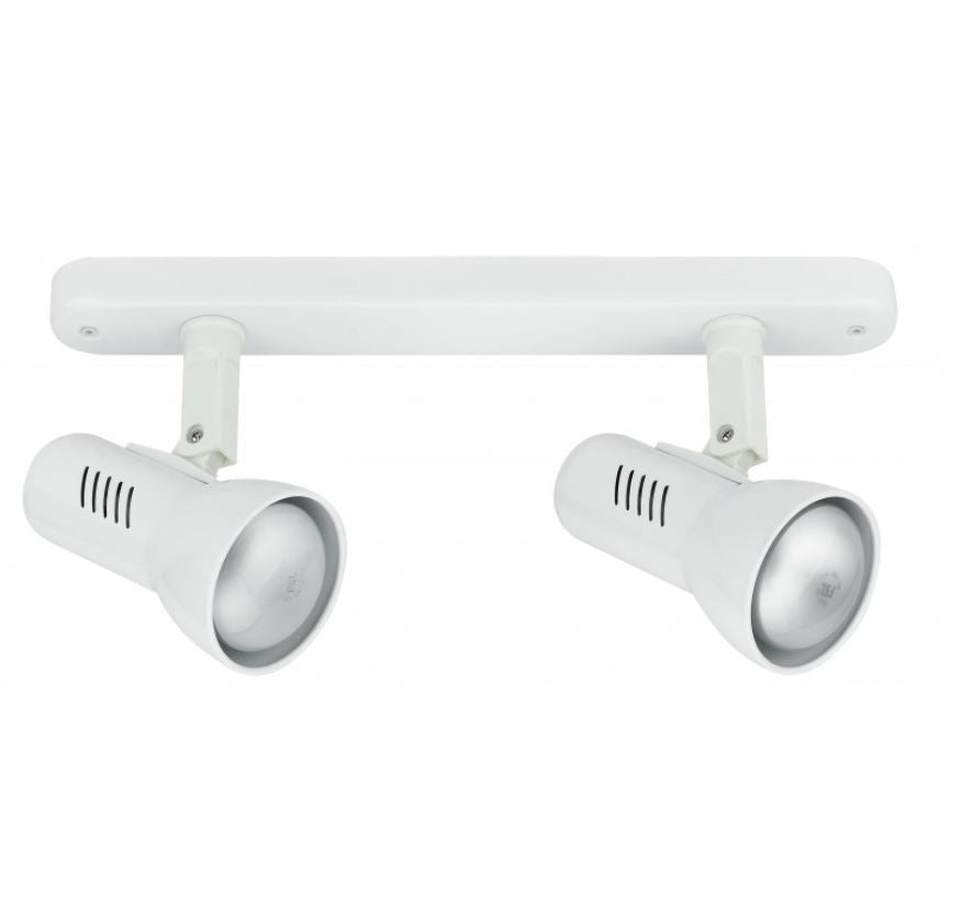 Applique CARRERA 2 Luci Led(E27) orientabili 28,8 cm in Metallo