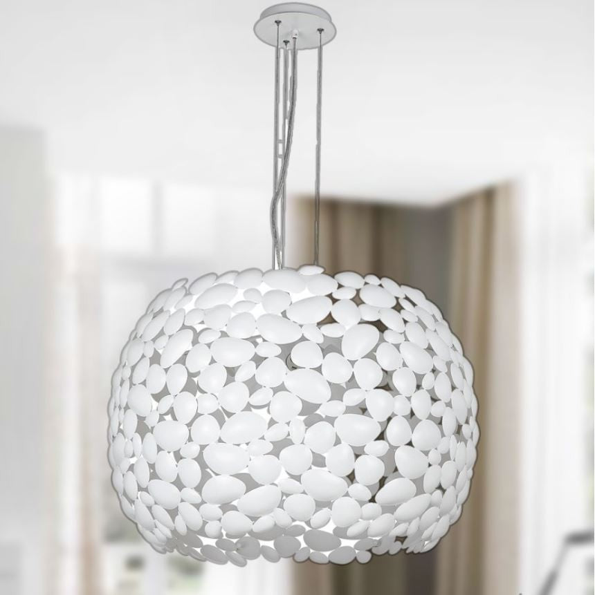 Lampadario DIONISIO a sospensione 5 Luci Led(E27) 65 cm In Metallo