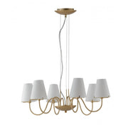 Lampadario CANTO a Sospensione 6 Luci Led(E14) 150 cm In Metallo