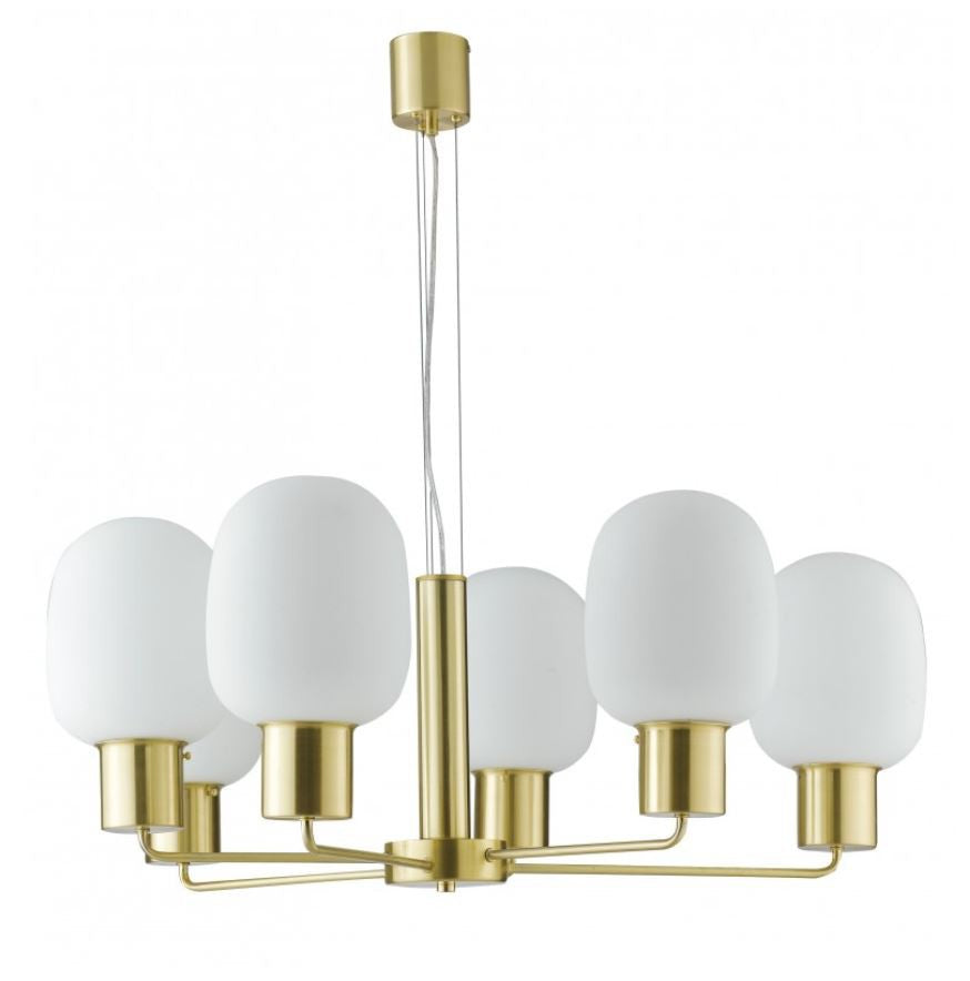 Lampadario FELLINI a Sospensione 6 LuciLed(E27) 150 cm in Metallo