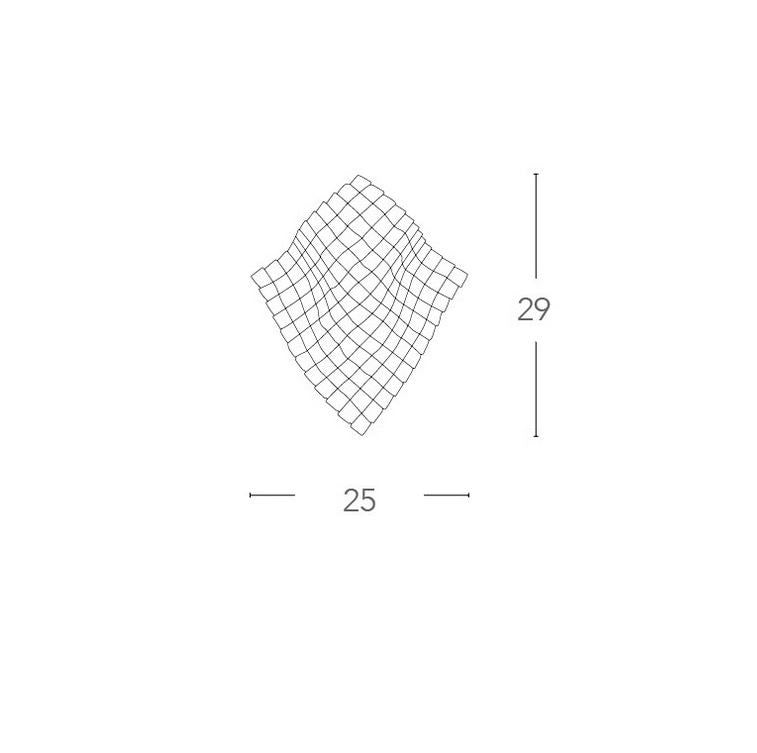 Plafoniera RUMBA 1 luce Led(G9) 29 cm In Cristallo