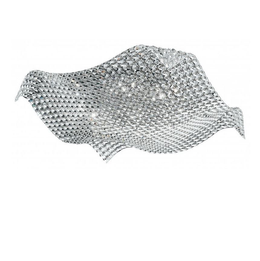 Plafoniera RUMBA 9 luci Led(G9) 72 cm In Cristallo