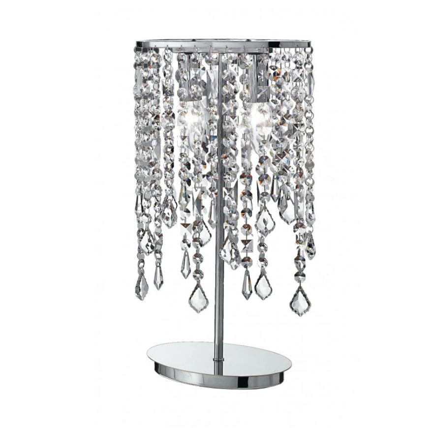 Lampada BREEZE Da Comodino 2 portalampade Led (E14) 44.5 cm in Metallo