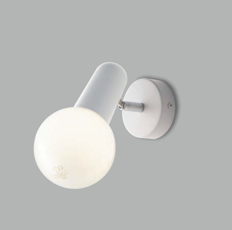Plafoniera PUNTO 1 Portalampada Led(E27) 12 cm in Metallo