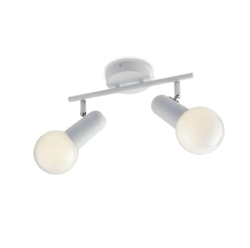 Plafoniera PUNTO 2 Portalampade Led(E27) 32 cm in Metallo
