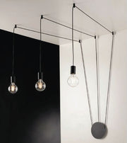Plafoniera HABITAT 3 Luci Led (E27) 500 cm In Metallo
