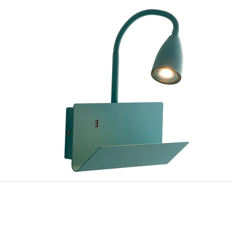 Applique GULP Led(GU10) 49 cm in Metallo con Porta Usb 2A