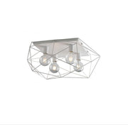 Plafoniera ABRAXAS 4 Luci Led 62,5 cm In Metallo