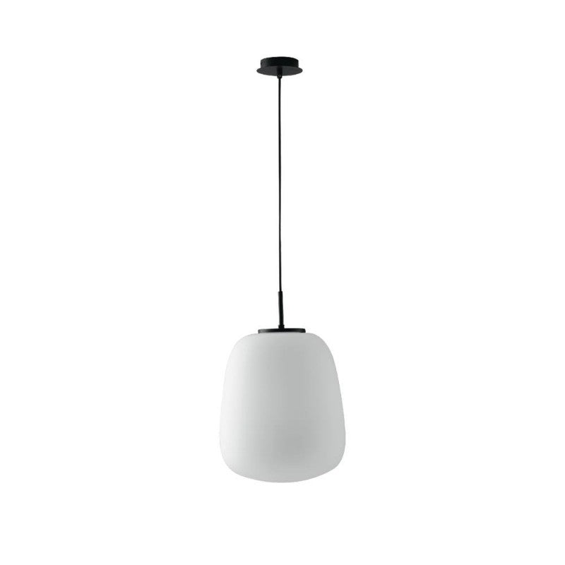 Lampadario TOLOMEO a Sospensione Led(E27) 39 cm in Vetro