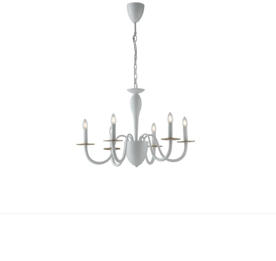 Lampadario ARMSTRONG a Sospensione 6 Luci Led(E14) 78 cm in Metallo