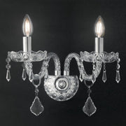 Applique INCANTO Led(E14) 2 Luci 40 cm in Vetro