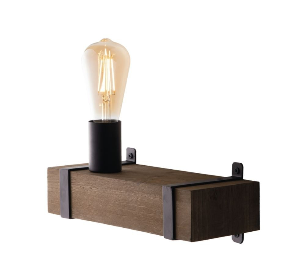 Applique TEXAS Led (E27) 30 cm In Legno