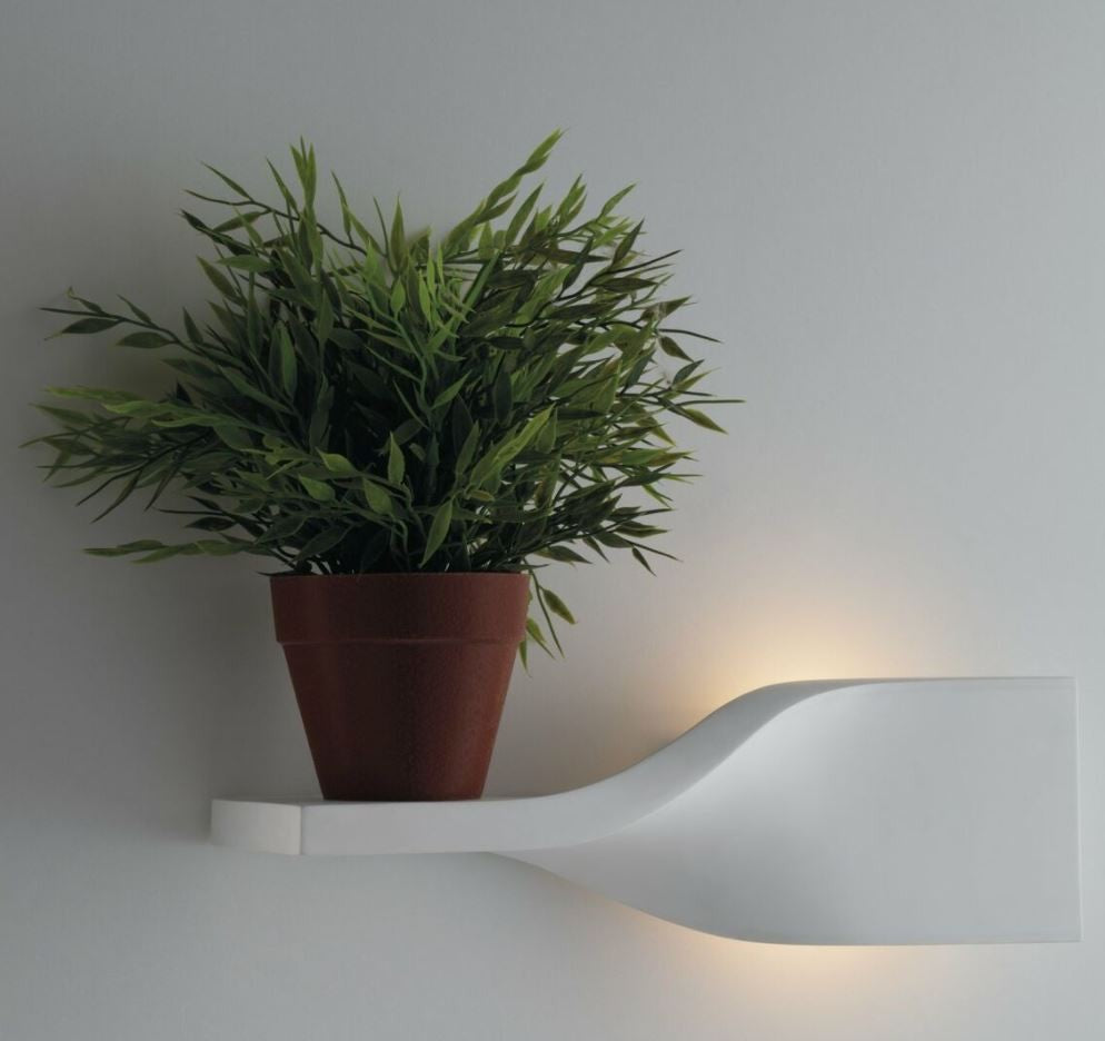 Applique PIROETTE Led(R7S) 36 cm in Gesso