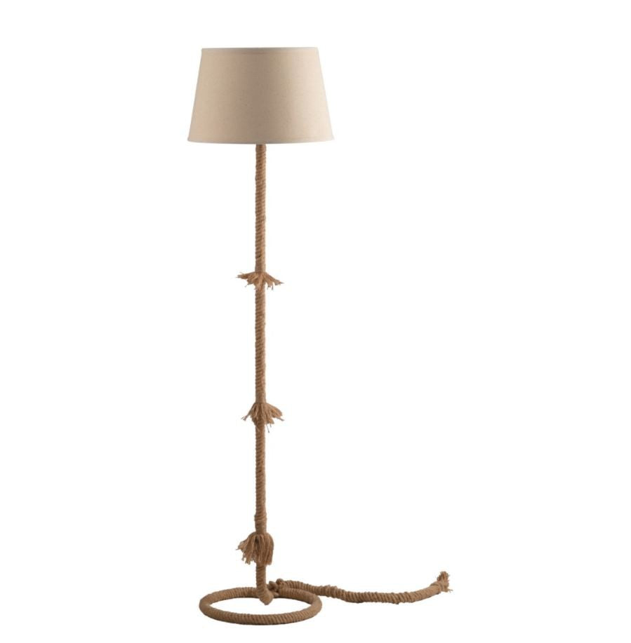 Piantana ROPE Led (E27) 150 cm In Corda di Canapa