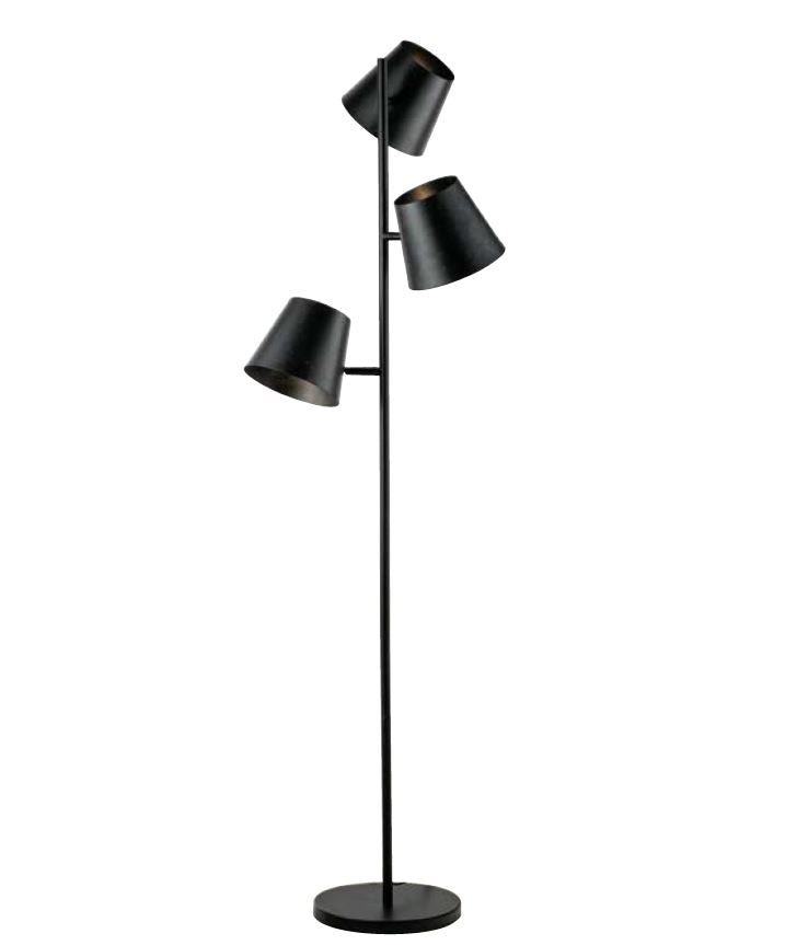 Piantana COLT 3 Luci Led (E27) 165 cm In Metallo