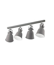 Applique LEGEND GREY 4 Luci Led(E27) 72 cm in Metallo