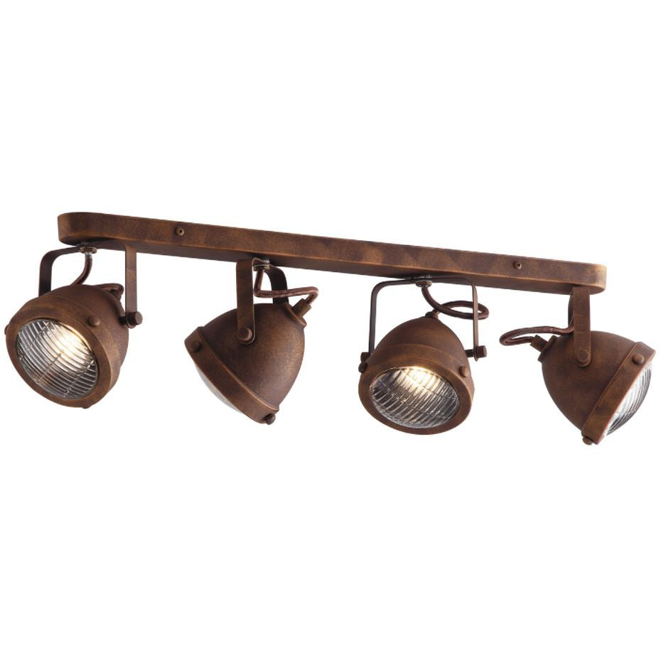 Applique HABANA 4 Luci Led (GU10) 64,5 cm In Metallo