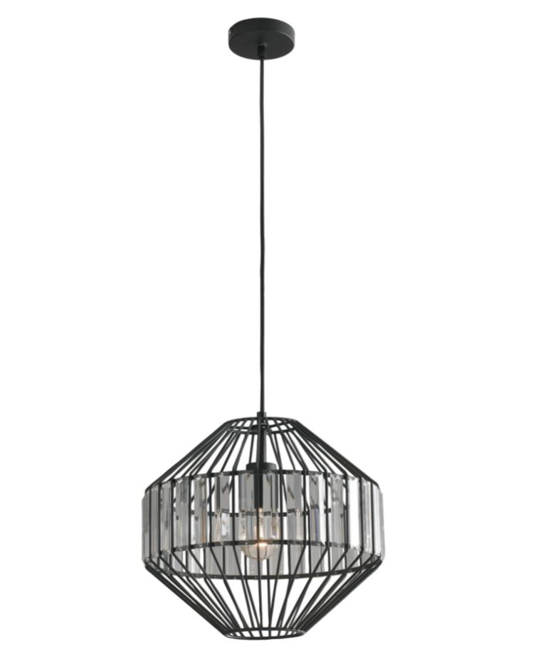 Lampadario OPIUM a Sospensione Led (E27) 33,5 cm In Metallo