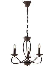 Lampadario GINEVRA a Sospensione 3 Luci Led(E14) 48 cm in Metallo