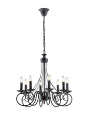 Lampadario BEATRICE a Sospensione 8 Luci Led (E14) 63 cm In Metallo