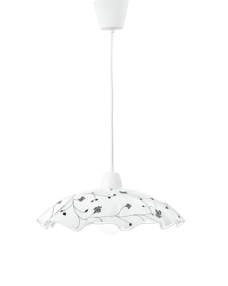 Lampadario SOSPENSIONI a Sospensione (Diverse Fantasie) Led (E27) 120 cm In Vetro