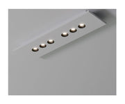 Plafoniera XICO CCT Rettangolare 70 cm In Gesso